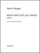 Hold This City All Night Vocal Solo & Collections sheet music cover